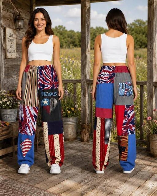Up Cycle Patriotic Lounge Pants