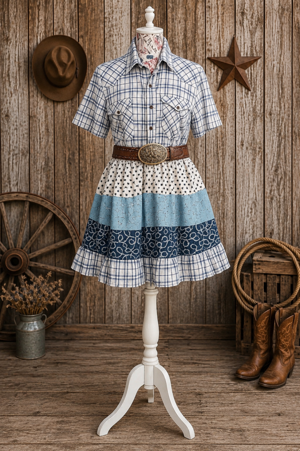Western Shirt Dress
