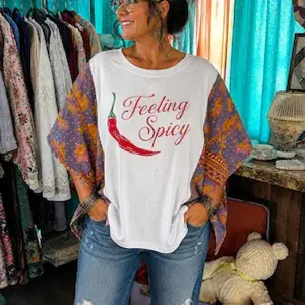 Feeling Spicy Upcycled Tee