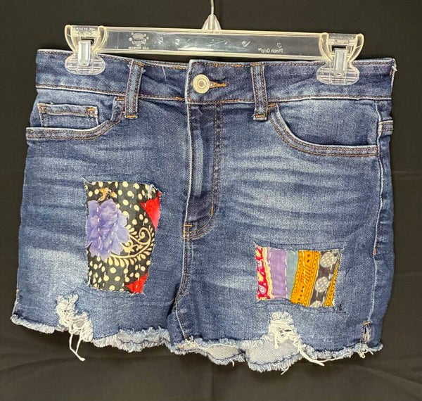 Up Cycle - Patchwork Jean Shorts - JS102