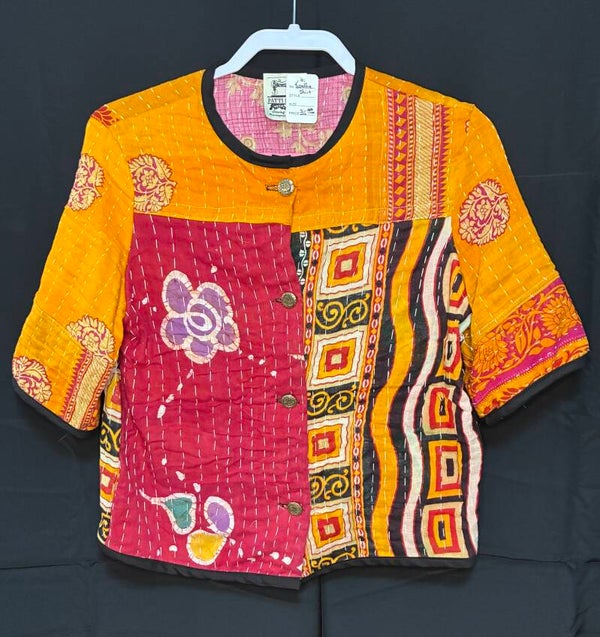 Unique Kantha - Button Down tunic - TS152