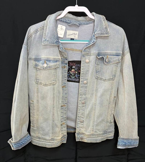 Up Cycle - Jean Jacket - Quilt Details