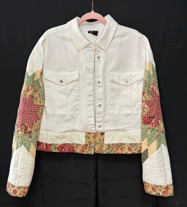 Up Cycle - Jean Jacket - Quilt Details - J103