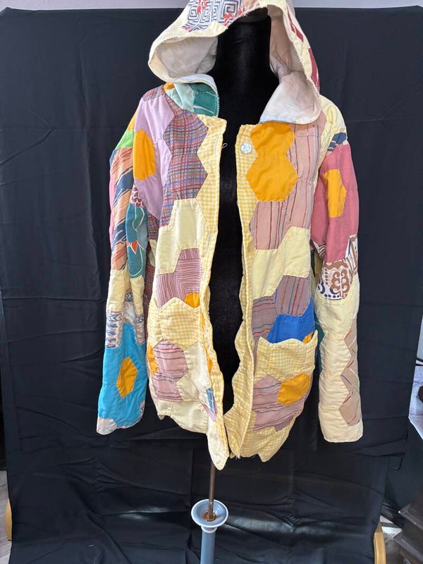 Multi Pattern - Quilt Coat - Q134
