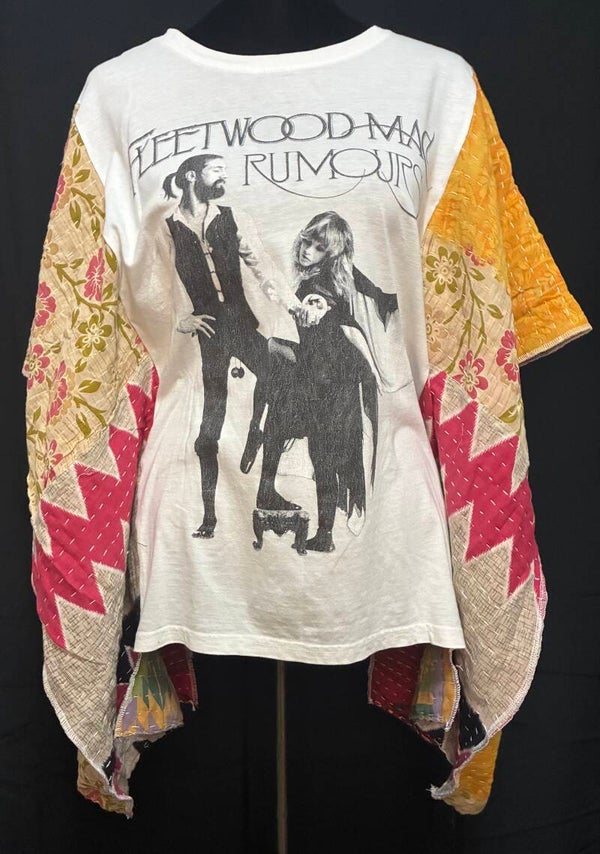 Fleetwood Mac - Up Cycle - Kantha Tee - K159
