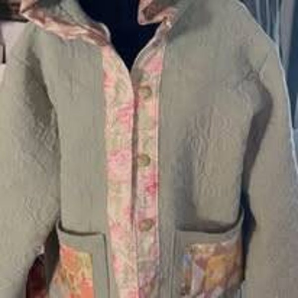 Up cycle quilt coat