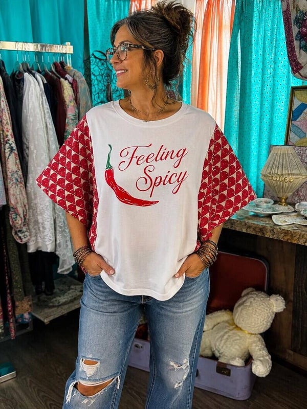 Feeling Spicy Upcycled Tee