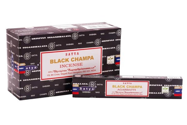 Black champa incense sticks