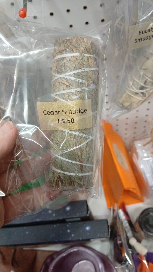 Cedar smudge