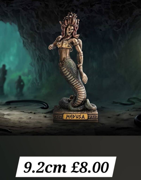 Medusa Bronze Miniature Statue