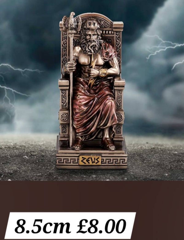 Zeus, Supreme Greek God on Throne by Veronese
