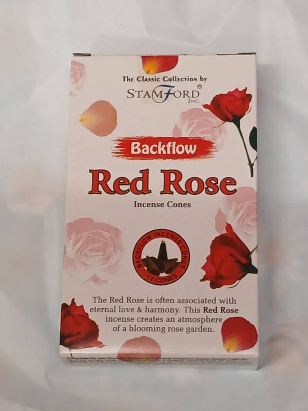 Red Rose Backflow Incense Cone
