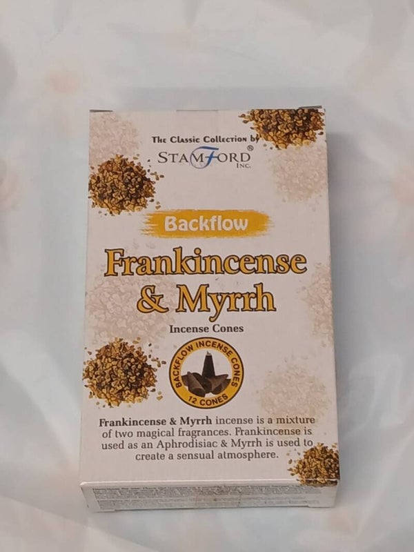 Frankincense and Myrrh backflow Incense Cone