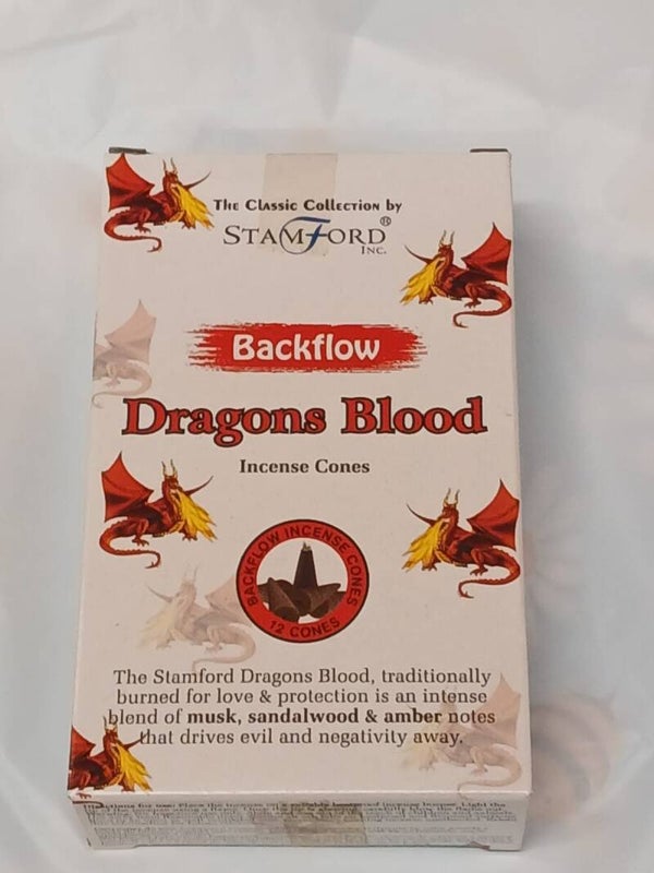 Dragons Blood Backflow Incense Cone