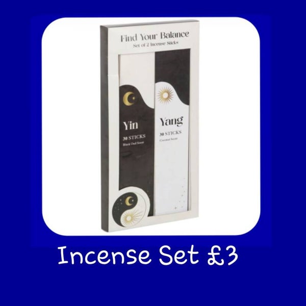 Set of 2 yin yang Incense sticks