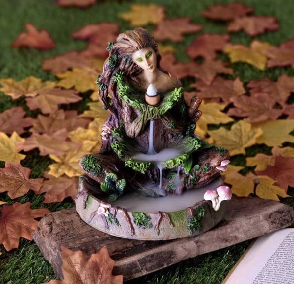 Forest scent backflow incense burner