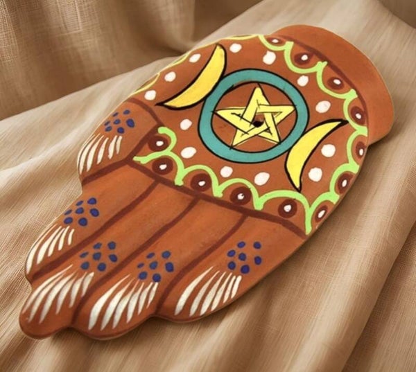Hand incense burner