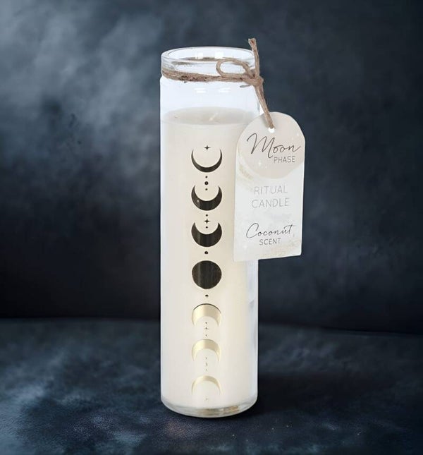 Moon cycle candle