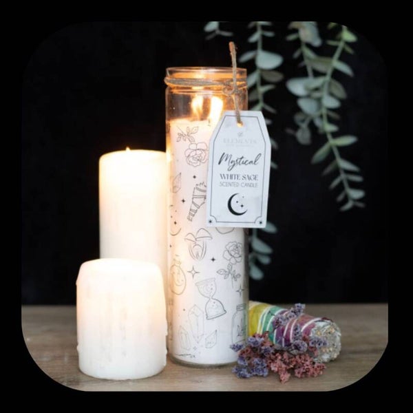White sage candle