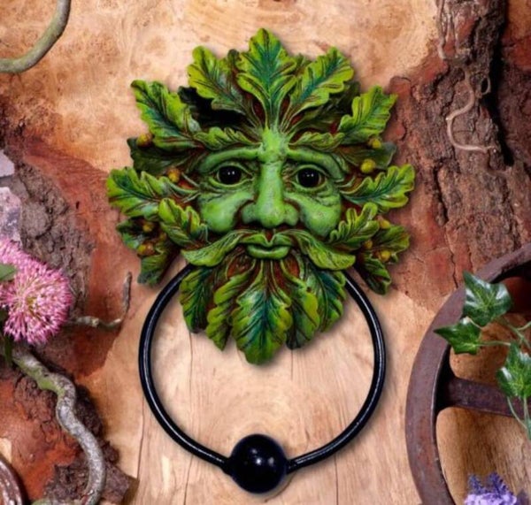 Greenman door knocker