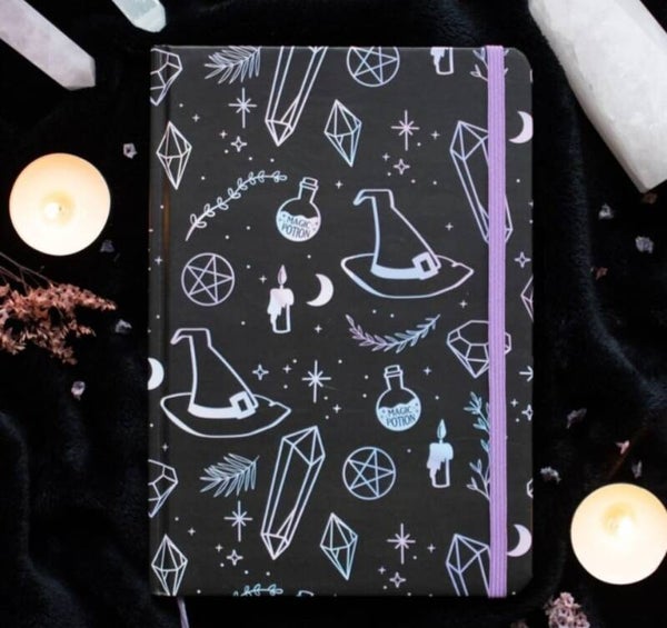 Crystal witch notebook
