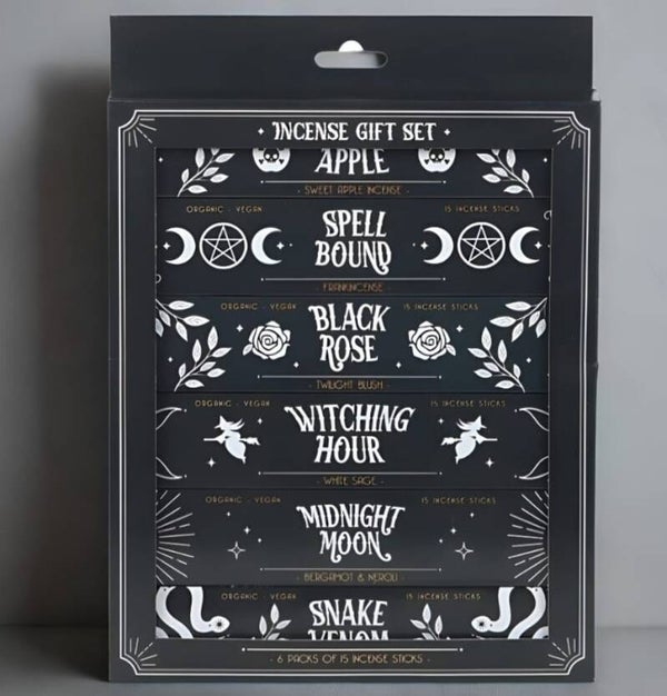 Black magic Incense gift set