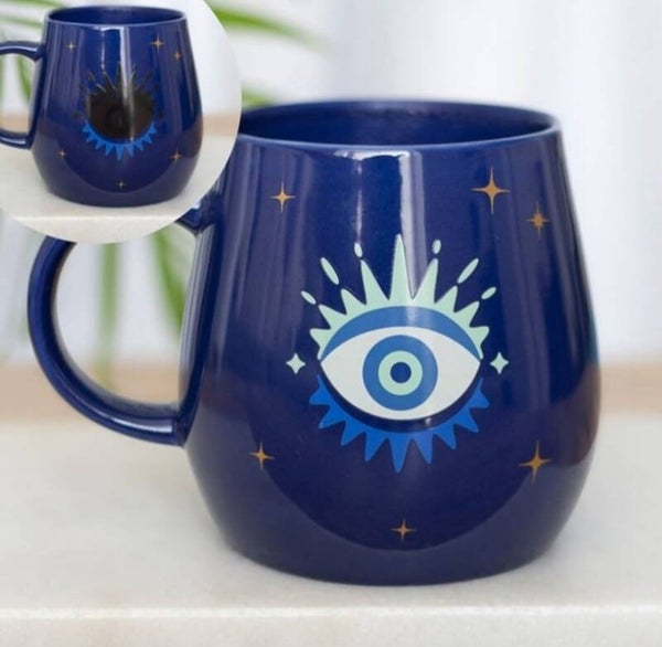Blue eye mug