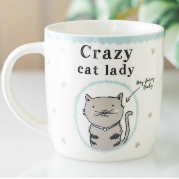 Crazy cat lady mug