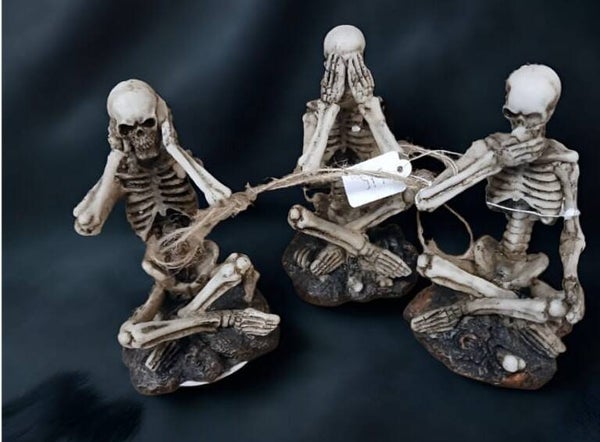 Skeleton eyes ears mouth