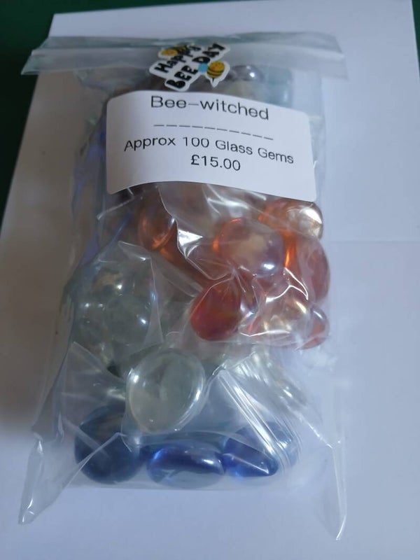 Glass gems (100 mixed)
