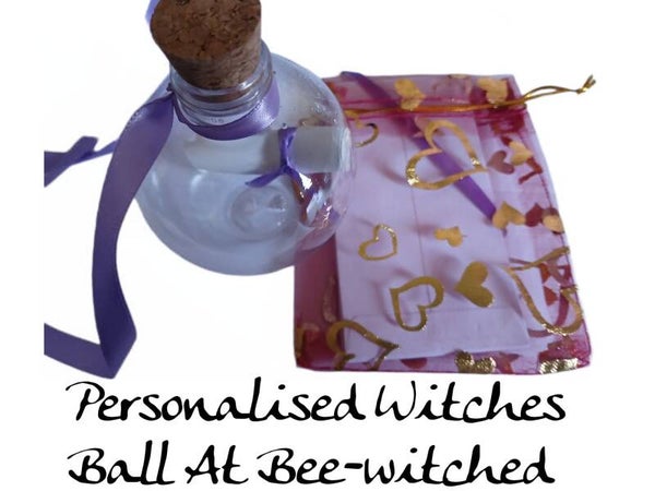 Personalised witch balls