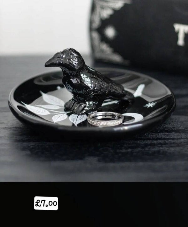 Mystic Raven Trinket Dish