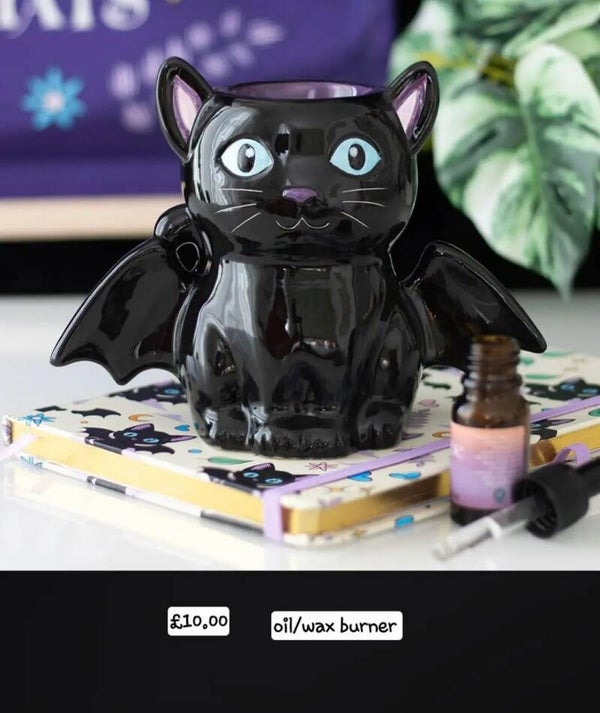 Cute Bat Cat Scented Oil/Wax Burner