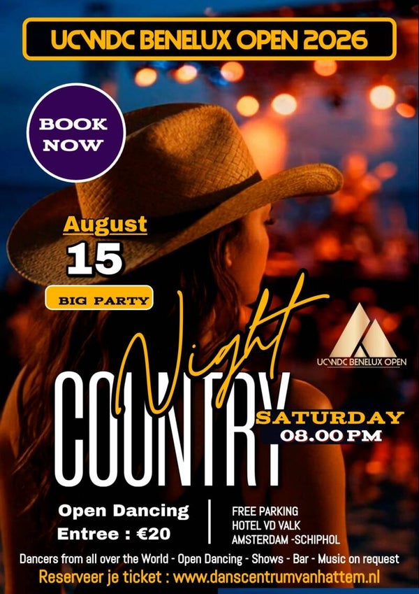 Big Country Night - UCWDC Benelux Open / 15 Augustus