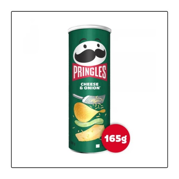 Pringles Cheese & Onion 165gr
