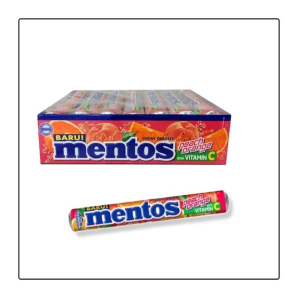 Mentos peache orange (29 gram