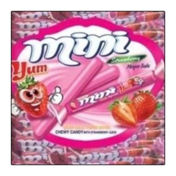 Tayas Mini Yum Aardbeienkaramel 350 gram