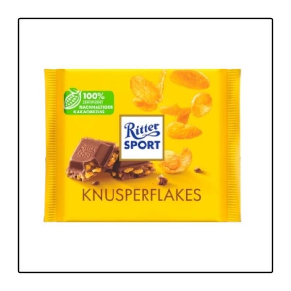 Ritter Sport knapperige vlokken	100 g