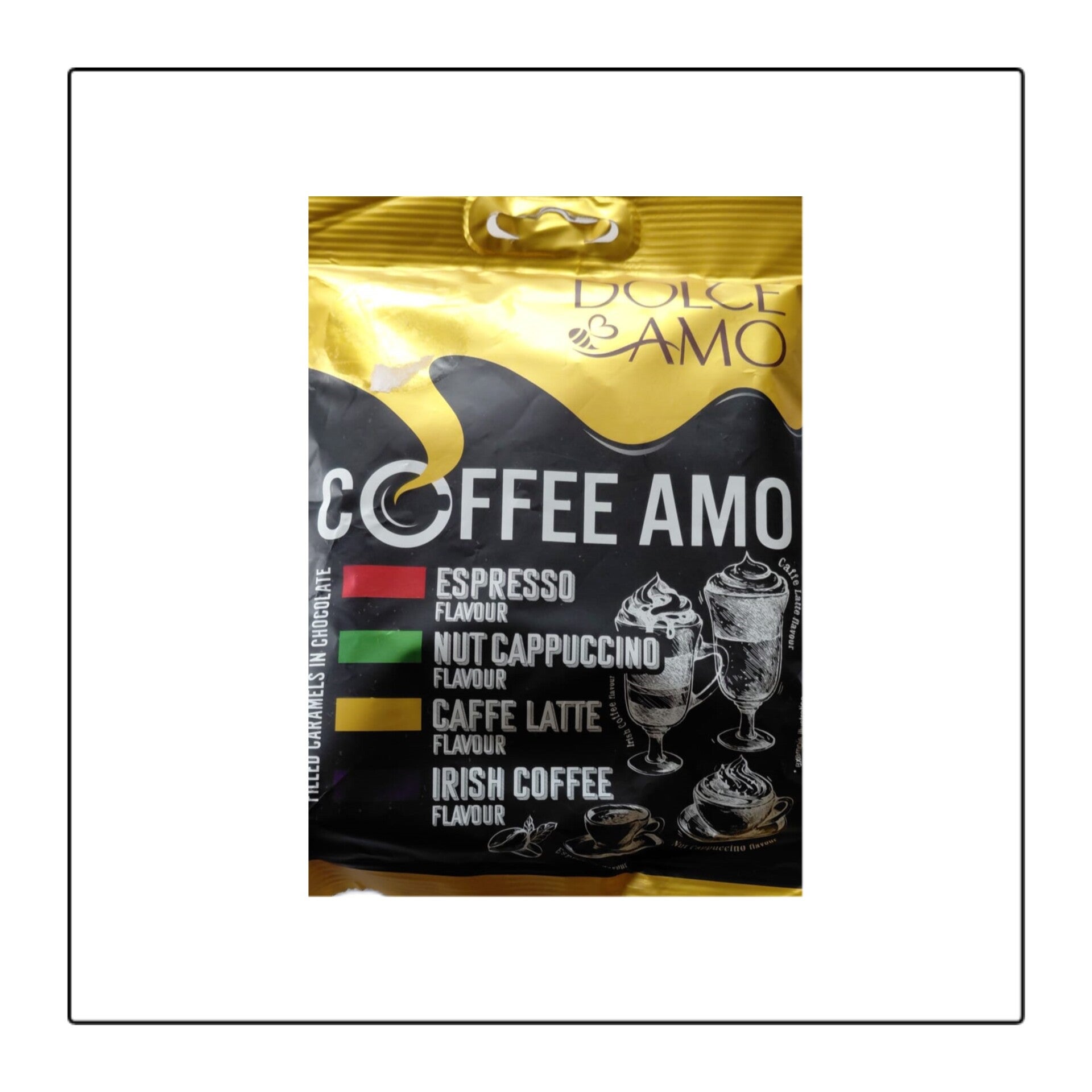 Amo koffie chocolade snoepjes 100 gram