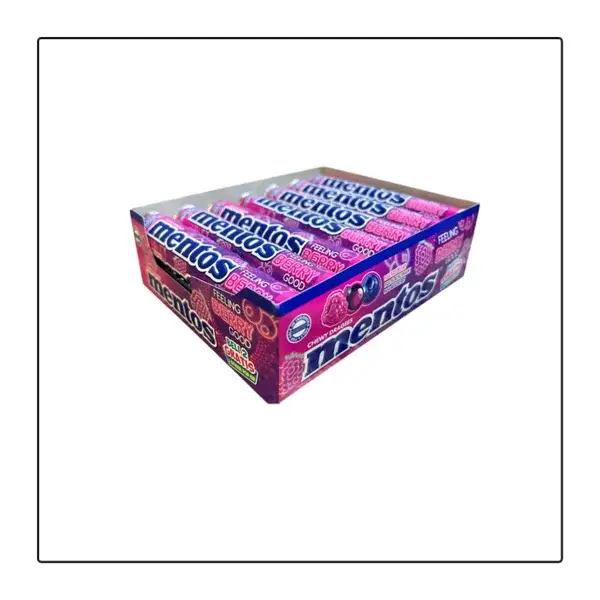 Mentos berry good 29gr doos 14 rollen