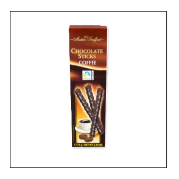 Maître Truffout choco sticks koffie 75 gram