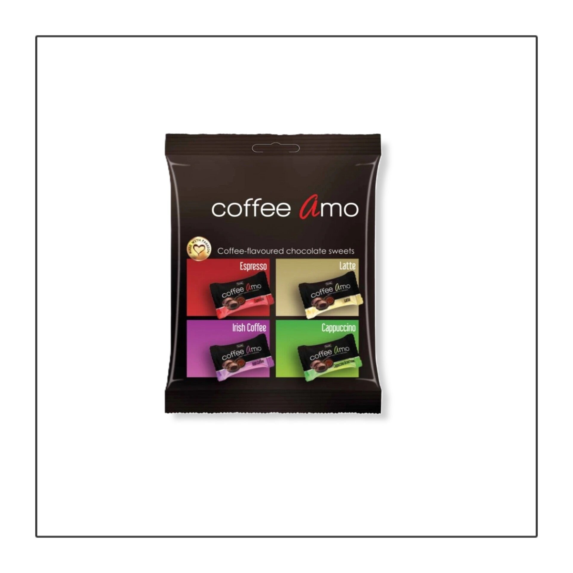 Amo koffie chocolade snoepjes 100 gram