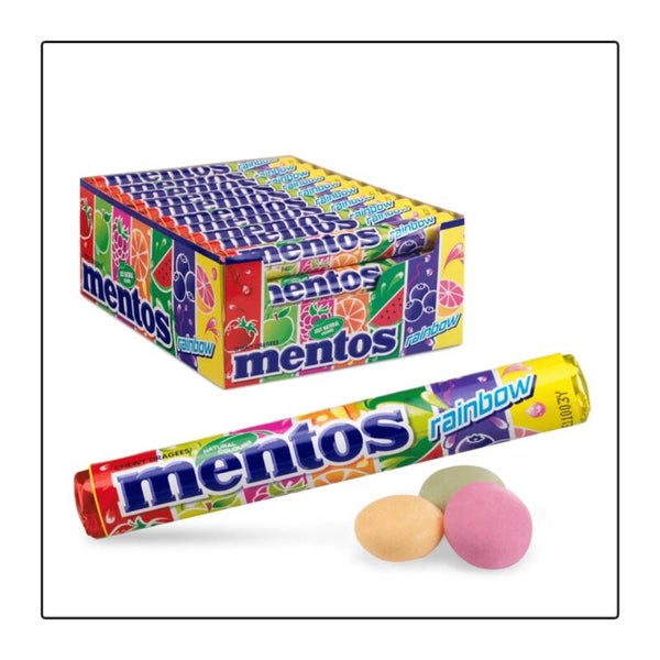 Mentos rainbow