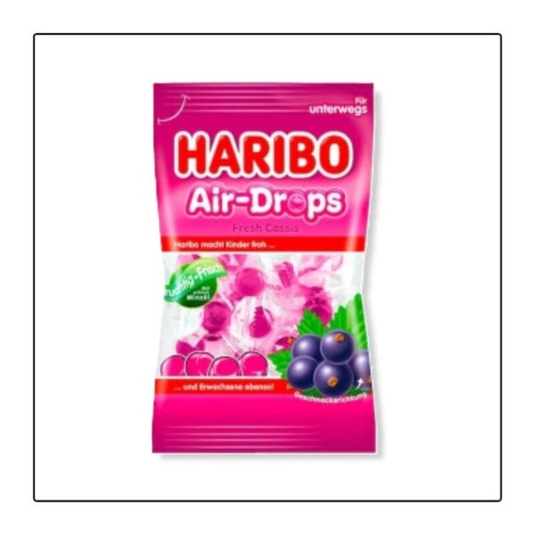 Haribo Air-Drops Fresh Cassis - 100g