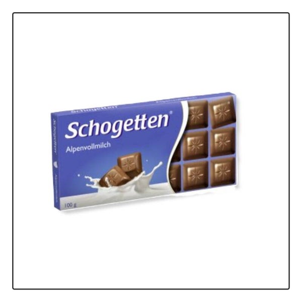 Schogetten chocolade volle melk 100 gram