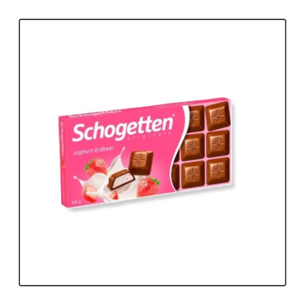 Schogetten yoghurt aardbei 100 gram