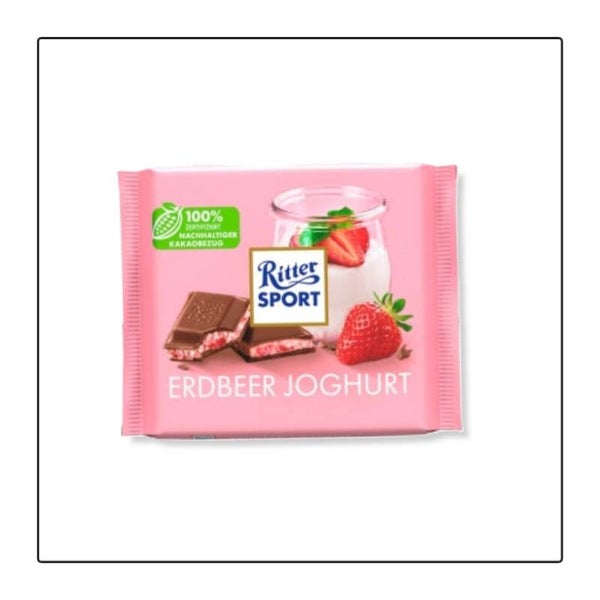Ritter Sport Aardbeienyoghurt - 100 g