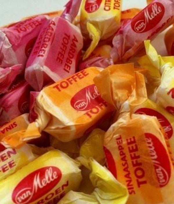 Van Melle fruit toffees 200 gr