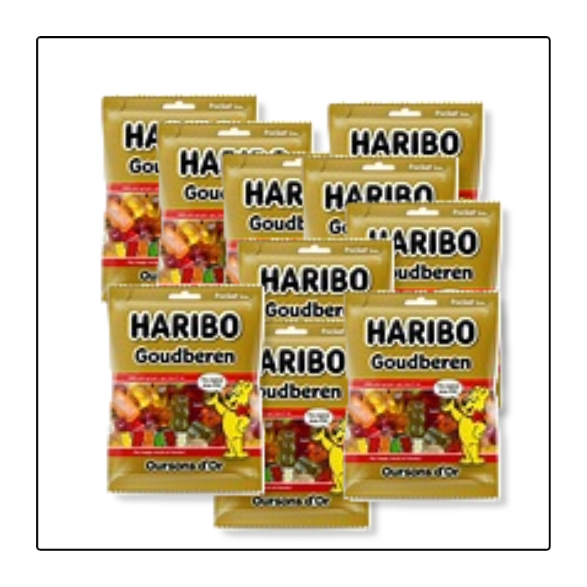 Haribo Goudberen Zakjes 10 stuks