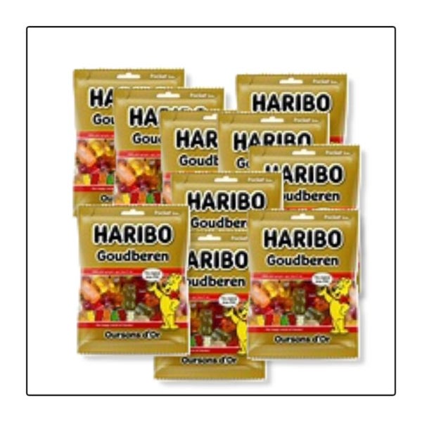 Haribo Goudberen Zakjes 10 stuks